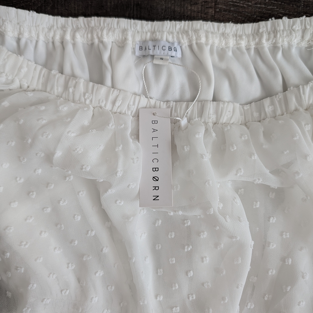Baltic Born Off-Shoulder White Maxi Dress - Picture 3 of 4